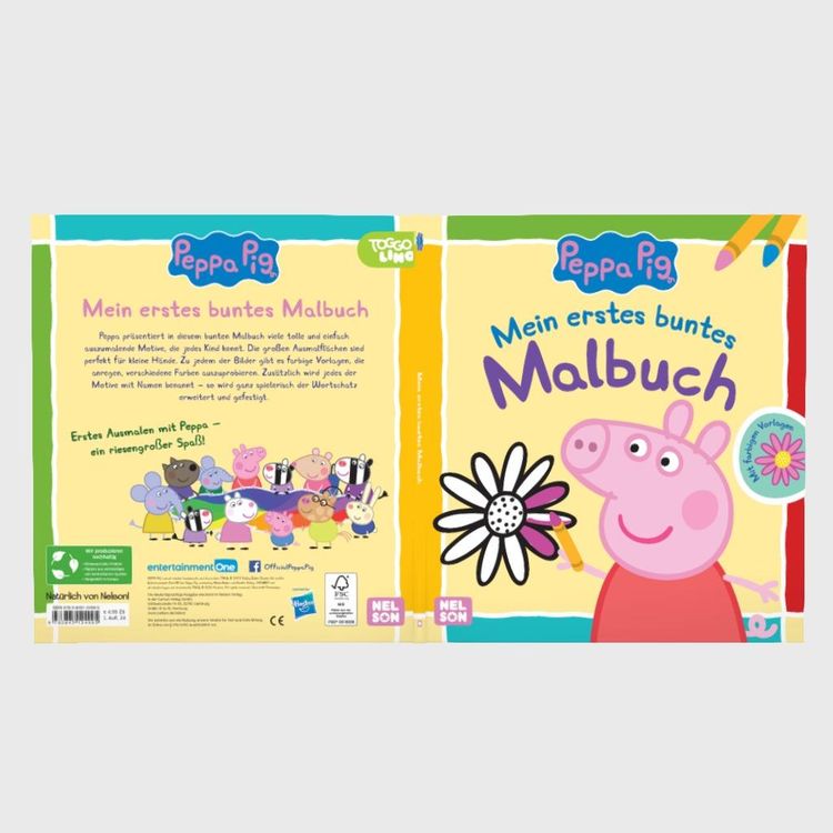 Produktbild: Peppa Wutz Ausmalbilder: Mein erstes buntes Malbuch