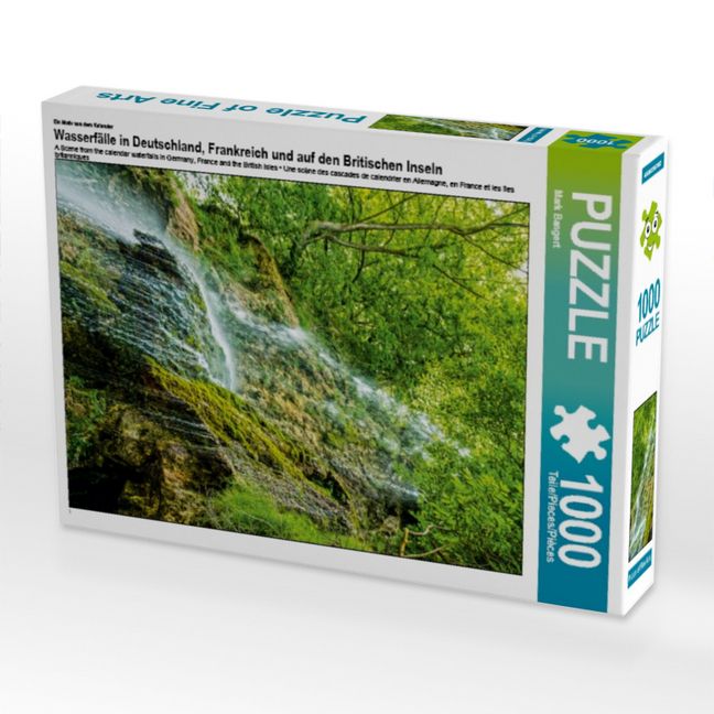 Produktbild: CALVENDO Puzzle Ein Motiv aus dem Kalender Wasserf&auml;lle in Deutschland, Frankreich und auf den Britischen Inseln | 1000 Teile Lege-Gr&ouml;&szlig;e 64x48cm Foto-Puzzle f&uuml;r gl&uuml;ckliche Stunden