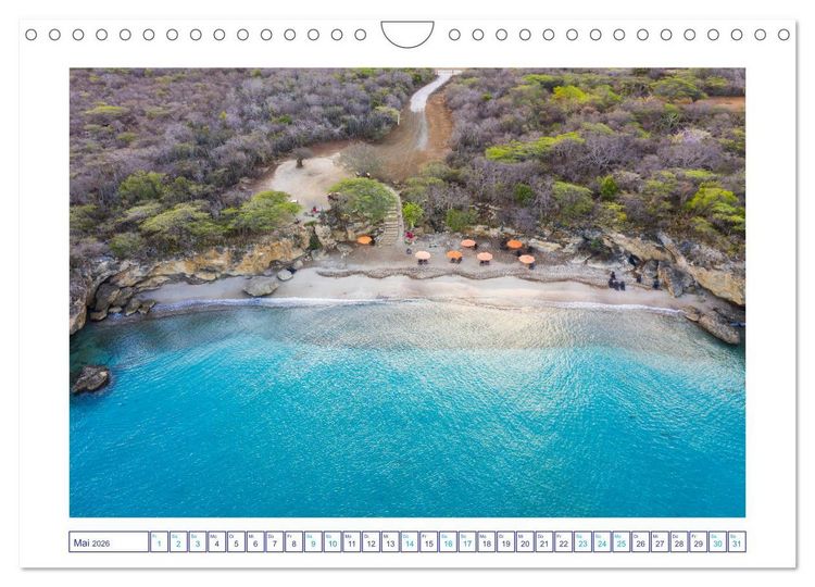 Produktbild: Strand und Meer auf Cura&ccedil;ao (Wandkalender 2026 DIN A4 quer), CALVENDO Monatskalender