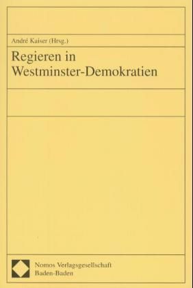Produktbild: Regieren in Westminster-Demokratien