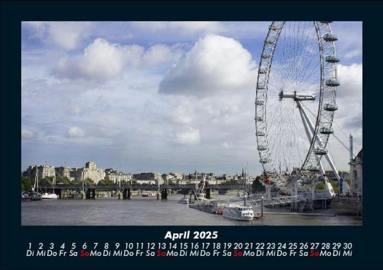 Produktbild: London 2025 Fotokalender DIN A5
