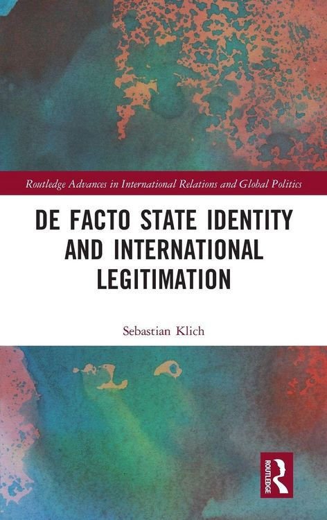 Produktbild: De Facto State Identity and International Legitimation