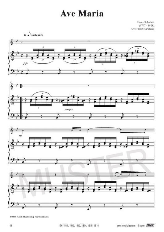Produktbild: Alte Meister f&uuml;r Querfl&ouml;te und Klavier/Orgel