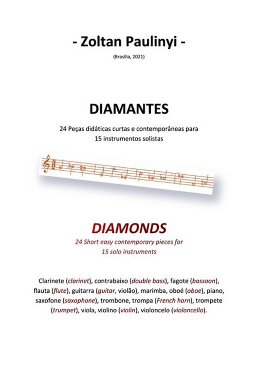 Produktbild: Diamantes Para Instrumentos Solistas (diamonds For Solo Instruments). Espiral Para F&aacute;cil Manuseio.