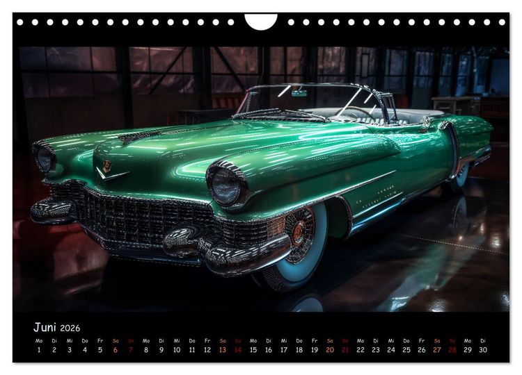 Produktbild: Surreale Oldtimer (Wandkalender 2026 DIN A4 quer), CALVENDO Monatskalender