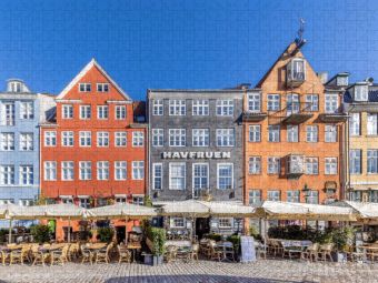 Produktbild: CALVENDO Puzzle Nyhavn Uferpromenade | 2000 Teile Lege-Gr&ouml;&szlig;e 90x67cm Foto-Puzzle f&uuml;r gl&uuml;ckliche Stunden