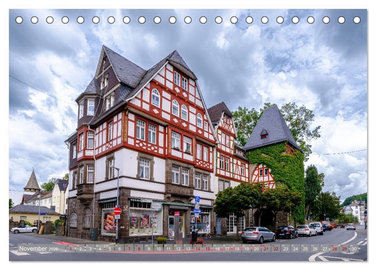 Produktbild: Ein Blick auf Herborn (Tischkalender 2026 DIN A5 quer), CALVENDO Monatskalender
