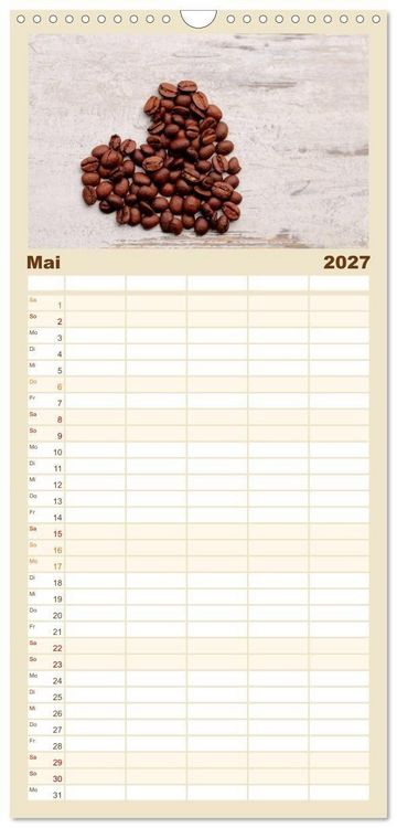 Produktbild: Familienplaner 2027 - Der K&uuml;chenkalender mit 5 Spalten (Wandkalender, 21 x 45 cm) CALVENDO