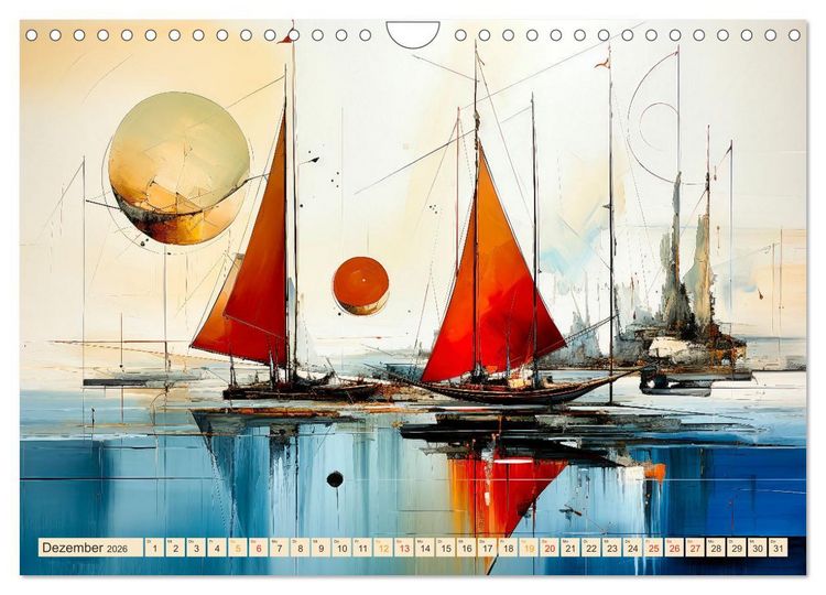 Produktbild: Segeln, der Traum beginnt (Wandkalender 2026 DIN A4 quer), CALVENDO Monatskalender