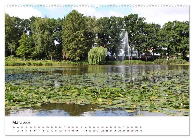 Produktbild: Bad Schwartau (hochwertiger Premium Wandkalender 2026 DIN A2 quer), Kunstdruck in Hochglanz