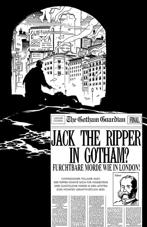 Produktbild: Batman Noir: Gotham by Gaslight - Eine Batman-Geschichte im Viktorianischen Zeitalter