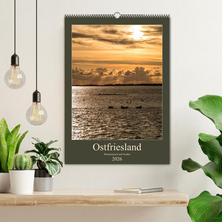 Produktbild: Ostfriesland - Westermarsch und Norden (Wandkalender 2026 DIN A2 hoch), CALVENDO Monatskalender