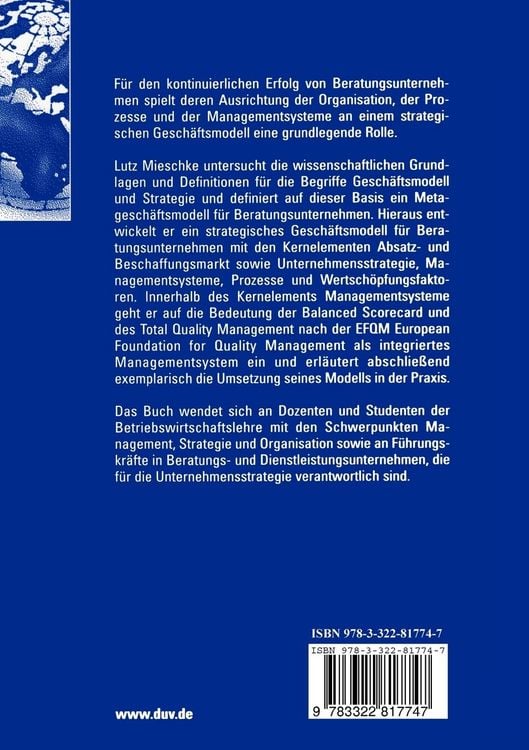 Produktbild: Strategisches Gesch&auml;ftsmodell der Informationstechnologieberatung