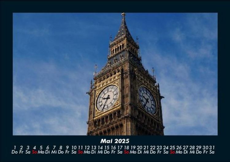 Produktbild: London 2025 Fotokalender DIN A5