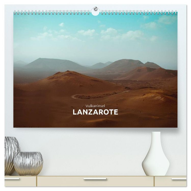 Produktbild: Vulkaninsel &ndash; Lanzarote (hochwertiger Premium Wandkalender 2026 DIN A2 quer), Kunstdruck in Hochglanz