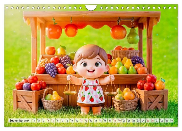 Produktbild: Kinder‑Sternzeichen - Fr&ouml;hlicher und bunter Kalender (Wandkalender 2027 DIN A4 quer), CALVENDO Monatskalender