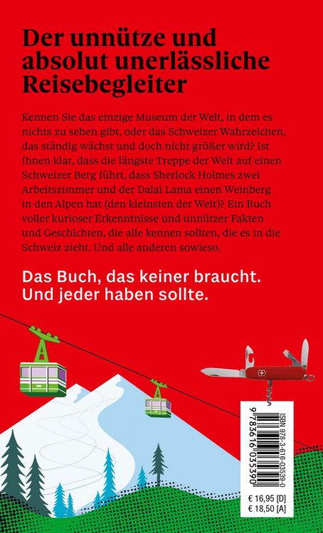 Produktbild: DUMONTs Unn&uuml;tzes Reisewissen Schweiz