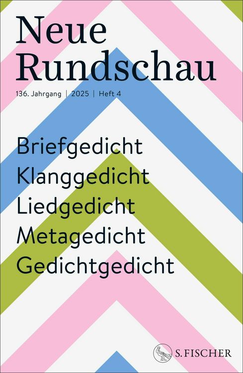 Produktbild: Neue Rundschau 2025/4