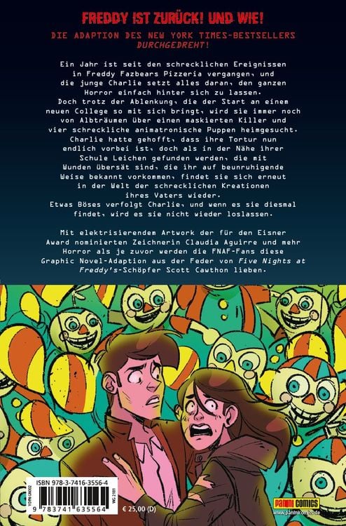 Produktbild: Five Nights at Freddy's: Durchgeknallt - Die Graphic Novel