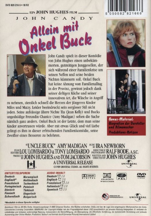 Produktbild: Allein mit Onkel Buck