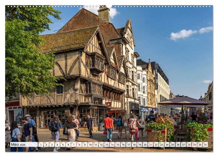 Produktbild: England - Oxford (Wandkalender 2026 DIN A2 quer), CALVENDO Monatskalender