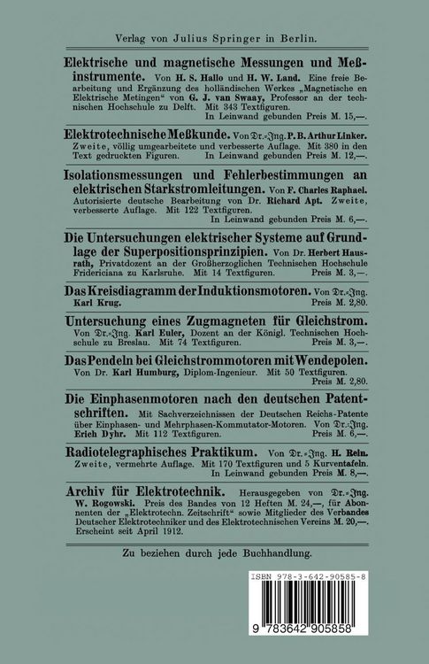 Produktbild: Beitrag zur Theorie und Untersuchung der Ferrarismessger&auml;te