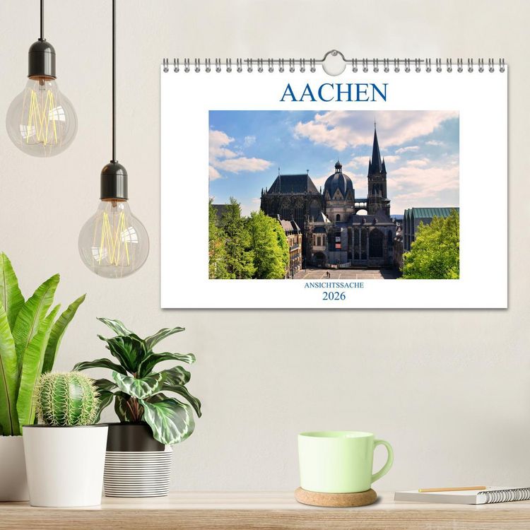 Produktbild: Aachen - Ansichtssache (Wandkalender 2026 DIN A4 quer), CALVENDO Monatskalender