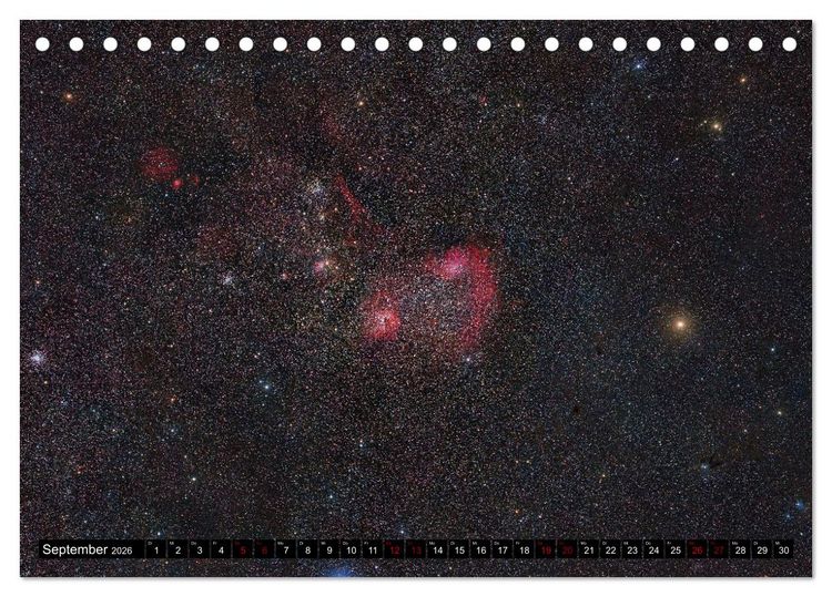 Produktbild: Deepsky Wide (Tischkalender 2026 DIN A5 quer), CALVENDO Monatskalender