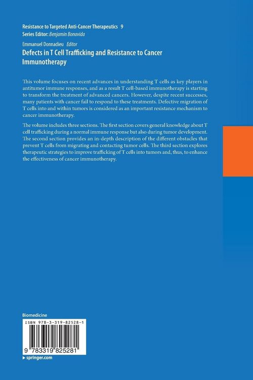 Produktbild: Defects in T Cell Trafficking and Resistance to Cancer Immunotherapy