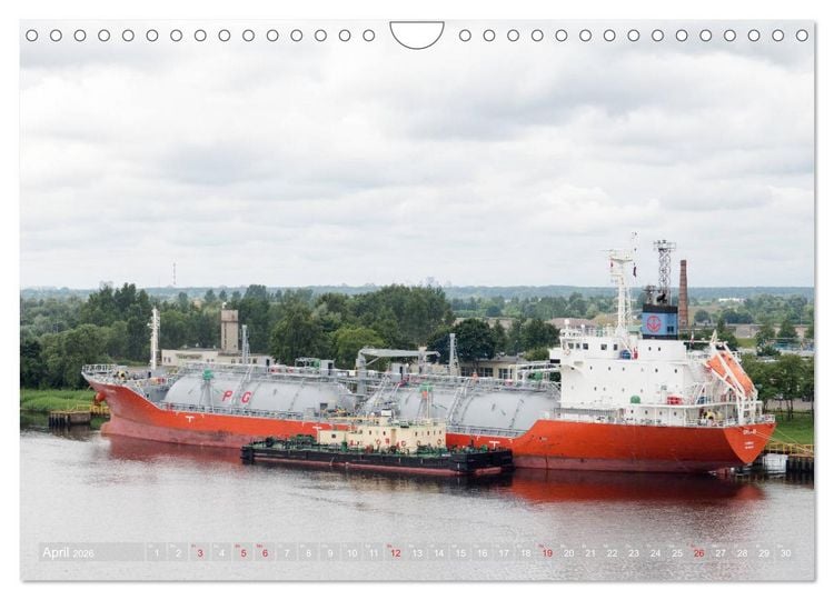 Produktbild: Container - Tanker - Kreuzfahrt - Schiffe (Wandkalender 2026 DIN A4 quer), CALVENDO Monatskalender