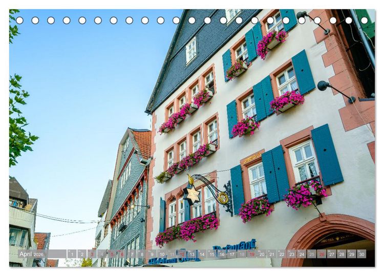 Produktbild: Ein Blick auf Bad Hersfeld (Tischkalender 2026 DIN A5 quer), CALVENDO Monatskalender