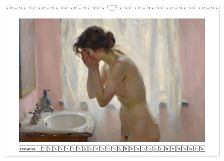 Produktbild: Sch&ouml;nheit ohne Schleier - Impressionismus (Wandkalender 2027 DIN A3 quer), CALVENDO Monatskalender