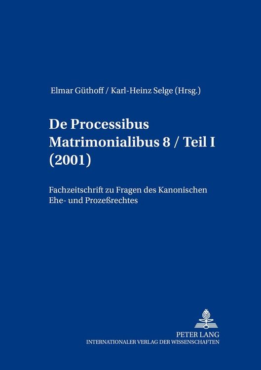 Produktbild: De processibus matrimonialibus