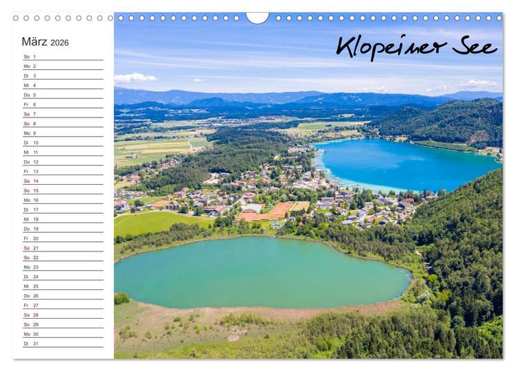 Produktbild: Wundersch&ouml;nes K&auml;rnten. Landschaft und Seen. (Wandkalender 2026 DIN A3 quer), CALVENDO Monatskalender