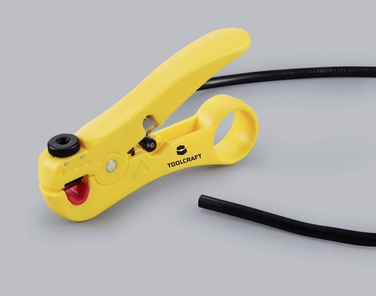 Produktbild: TOOLCRAFT TO-9627696 Universal Kabelentmanteler Geeignet f&uuml;r UTP-Datenkabel, STP-Datenkabel 3.5 bis 9 mm