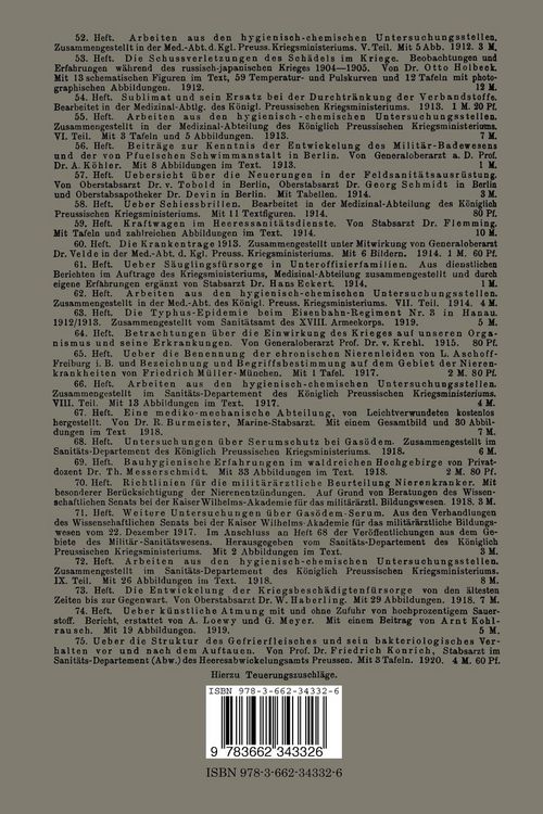 Produktbild: Die Kriegschirurgie des Jahres 1917