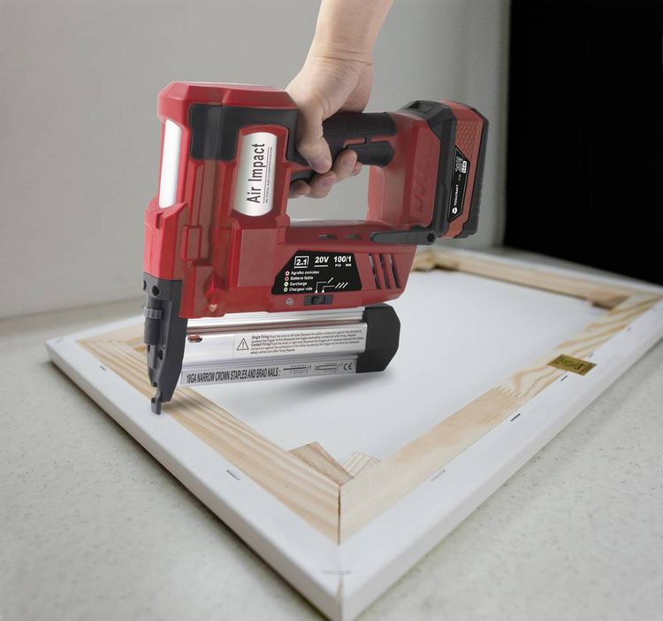 Produktbild: TOOLCRAFT TO-7427298 Akku-Nagler inkl. Akku-Lampe, ohne Akku, ohne Ladeger&auml;t