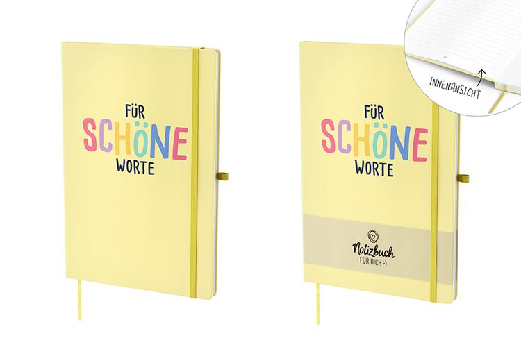 Produktbild: Notizbuch A5 Gelb