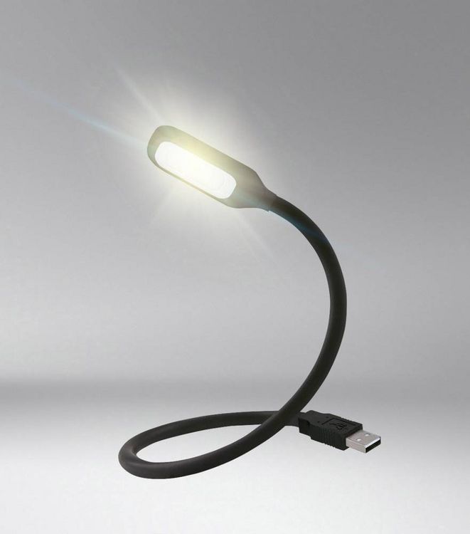 Produktbild: Osram Automotive Leselampe, LED Innenraumleuchte ONYX-USB ONYX COPILOT&reg; USB LED 5 V (L x B x H) 460 x 9 x 25 mm Biegsamer Hals, Drehbar, Schwenkbar