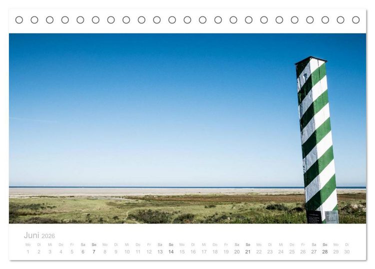 Produktbild: Einfach Borkum (Tischkalender 2026 DIN A5 quer), CALVENDO Monatskalender