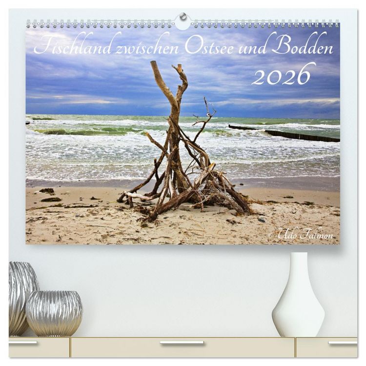 Produktbild: Fischland zwischen Ostsee und Bodden (hochwertiger Premium Wandkalender 2026 DIN A2 quer), Kunstdruck in Hochglanz