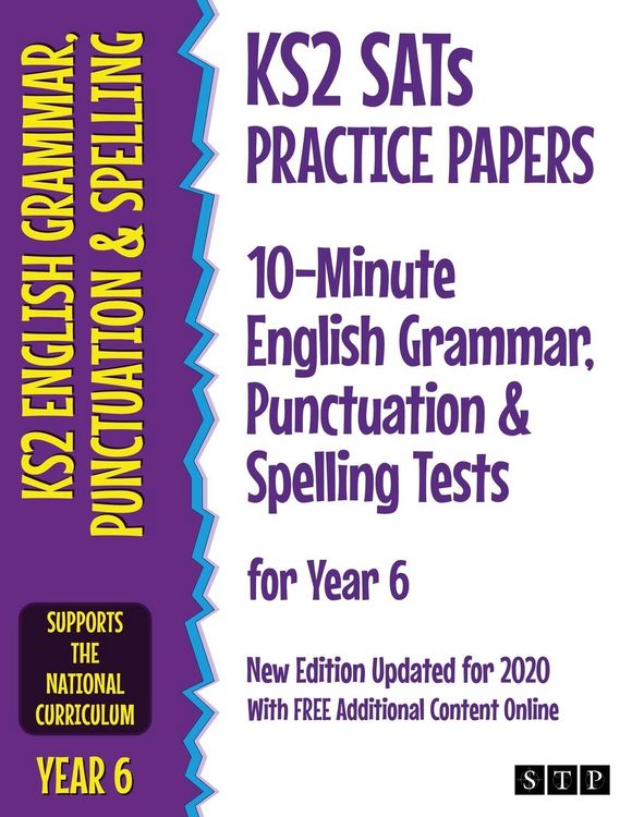 Produktbild: KS2 SATs Practice Papers 10-Minute English Grammar, Punctuation and Spelling Tests for Year 6