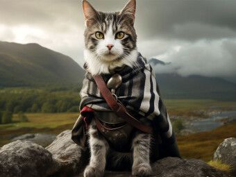 Produktbild: CALVENDO Puzzle Ein Motiv aus dem Kalender "Schottische Katzenhelden" | 1000 Teile Lege-Gr&ouml;&szlig;e 64x48cm Foto-Puzzle f&uuml;r gl&uuml;ckliche Stunden