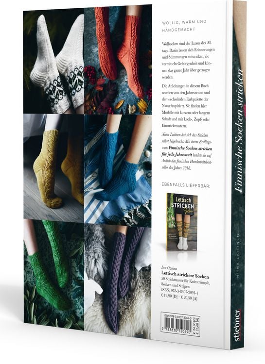 Produktbild: Finnische Socken stricken f&uuml;r jede Jahreszeit.