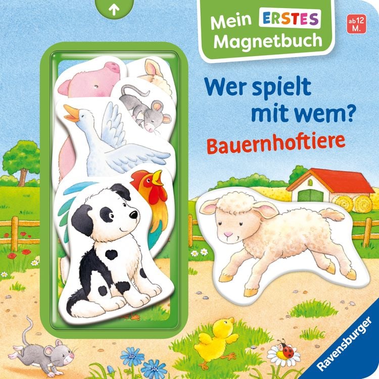Produktbild: Mein erstes Magnetbuch - Wer spielt mit wem? Bauernhoftiere