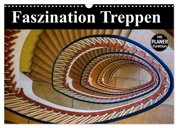 Produktbild: Faszination Treppen (Wandkalender 2026 DIN A3 quer), CALVENDO Monatskalender