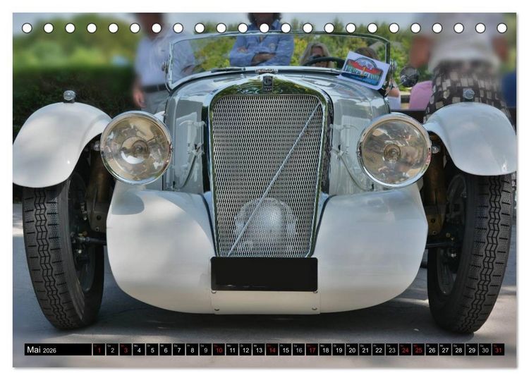 Produktbild: Oldtimer - Kostbarkeiten auf R&auml;dern (Tischkalender 2026 DIN A5 quer), CALVENDO Monatskalender