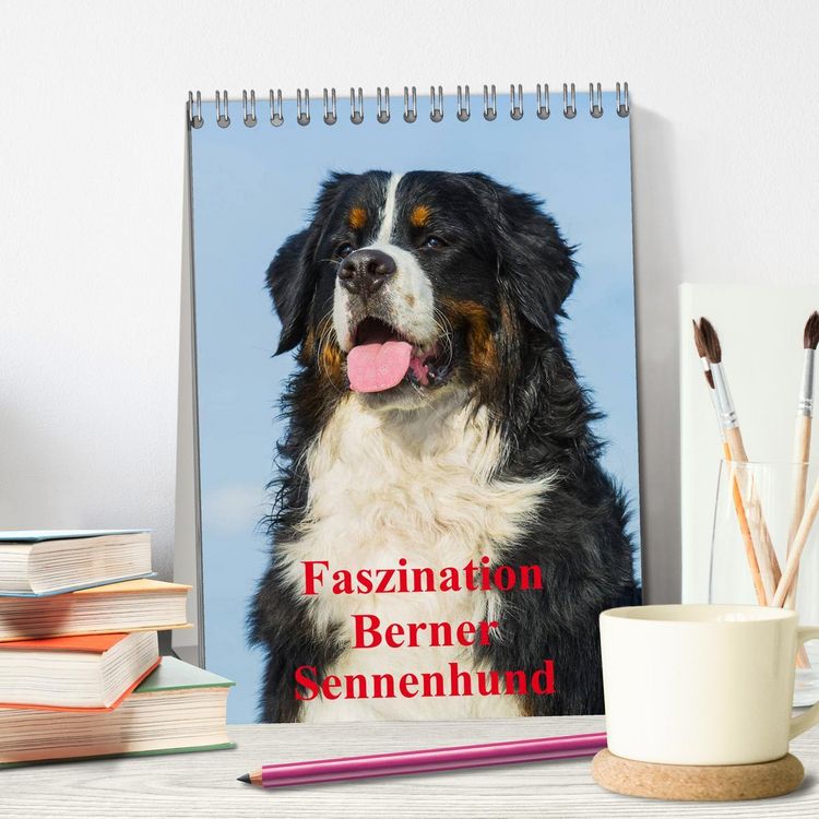 Produktbild: Faszination Berner Sennenhund (Tischkalender 2026 DIN A5 hoch), CALVENDO Monatskalender