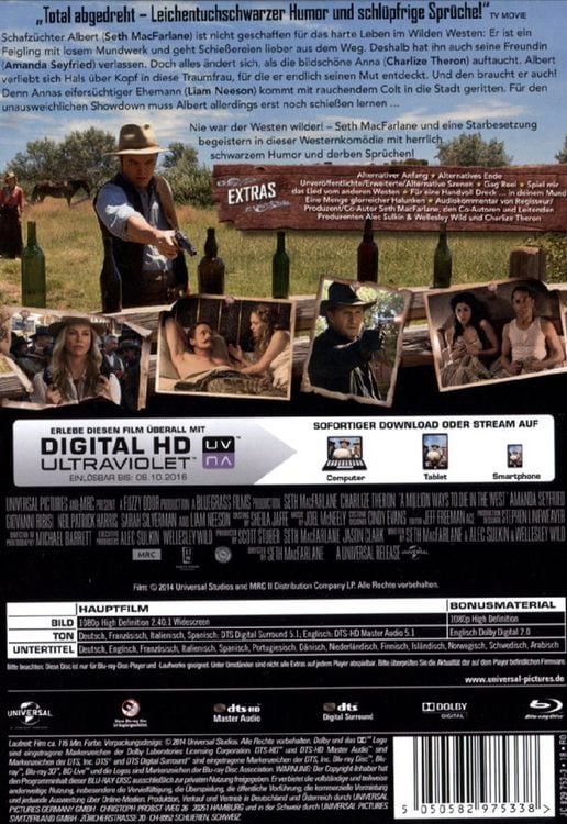 Produktbild: A Million Ways to Die in the West