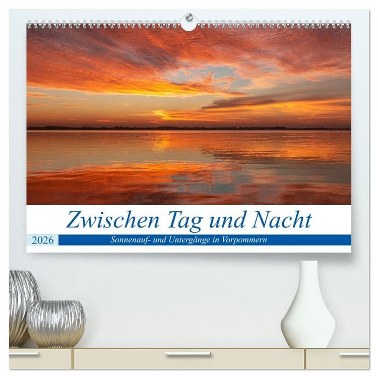 Produktbild: Vorpommern zwichen Tag und Nacht (hochwertiger Premium Wandkalender 2026 DIN A2 quer), Kunstdruck in Hochglanz